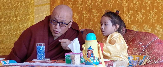 Sangye Nyenpa Rinpoche and Yangsi Tenga Rinpoche