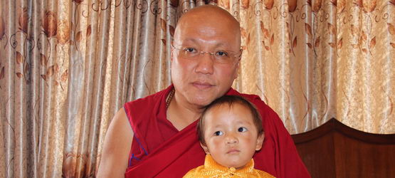 Jego Eminencja Drubłang Sangje Njenpa Rinpocze i Jangsi Tenga Rinpocze